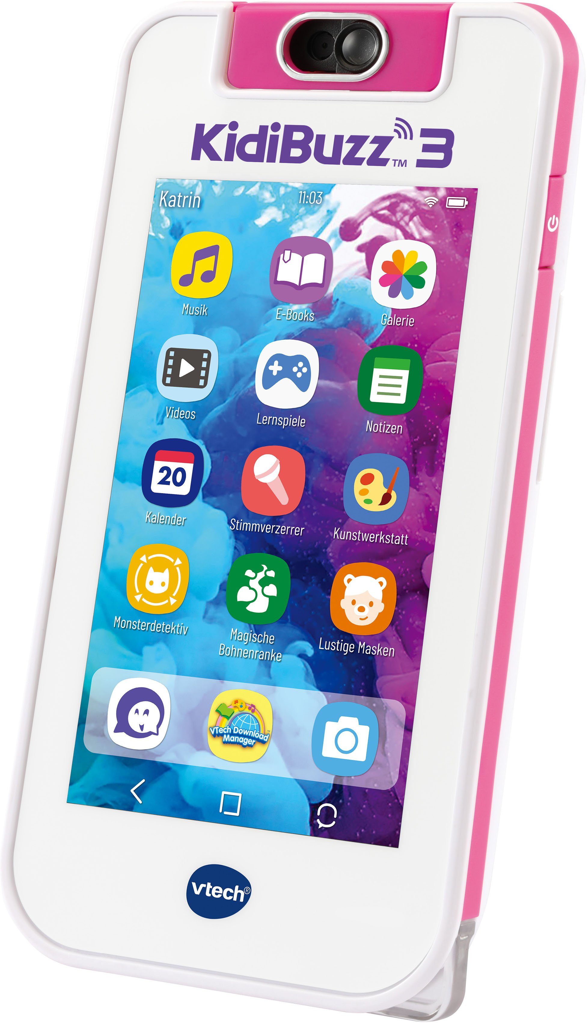 Vtech® Spiel-Smartphone Kiditronics, KidiBuzz 3, pink