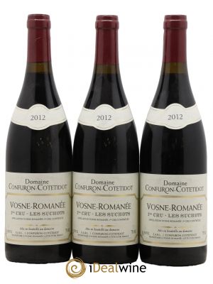 Vosne-Romanée 1er Cru Les Suchots Confuron-Cotetidot  2012 - Lot de 3 Bouteilles