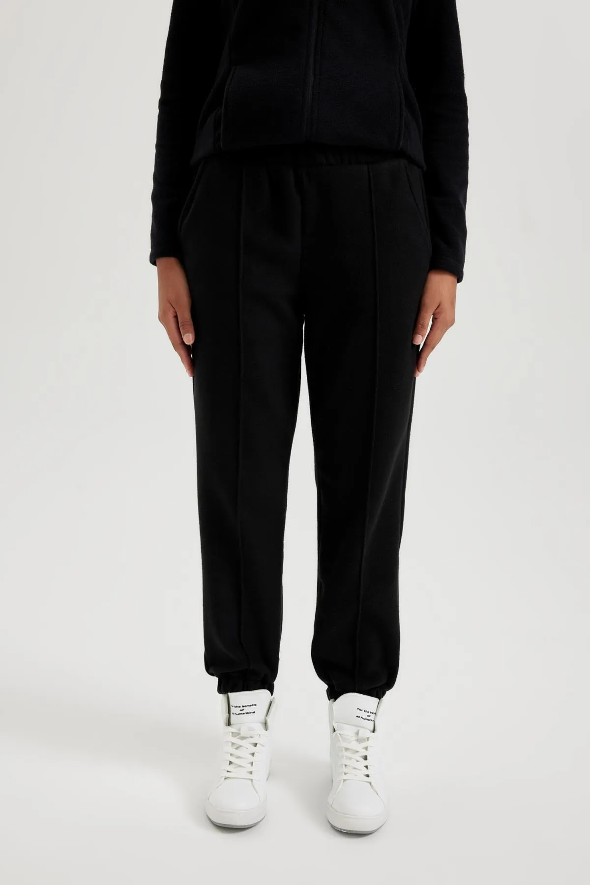 DeFacto  DeFactoFit Standard-Fit-Jogger-Fleece-Jogginghose mit doppelter Tasche