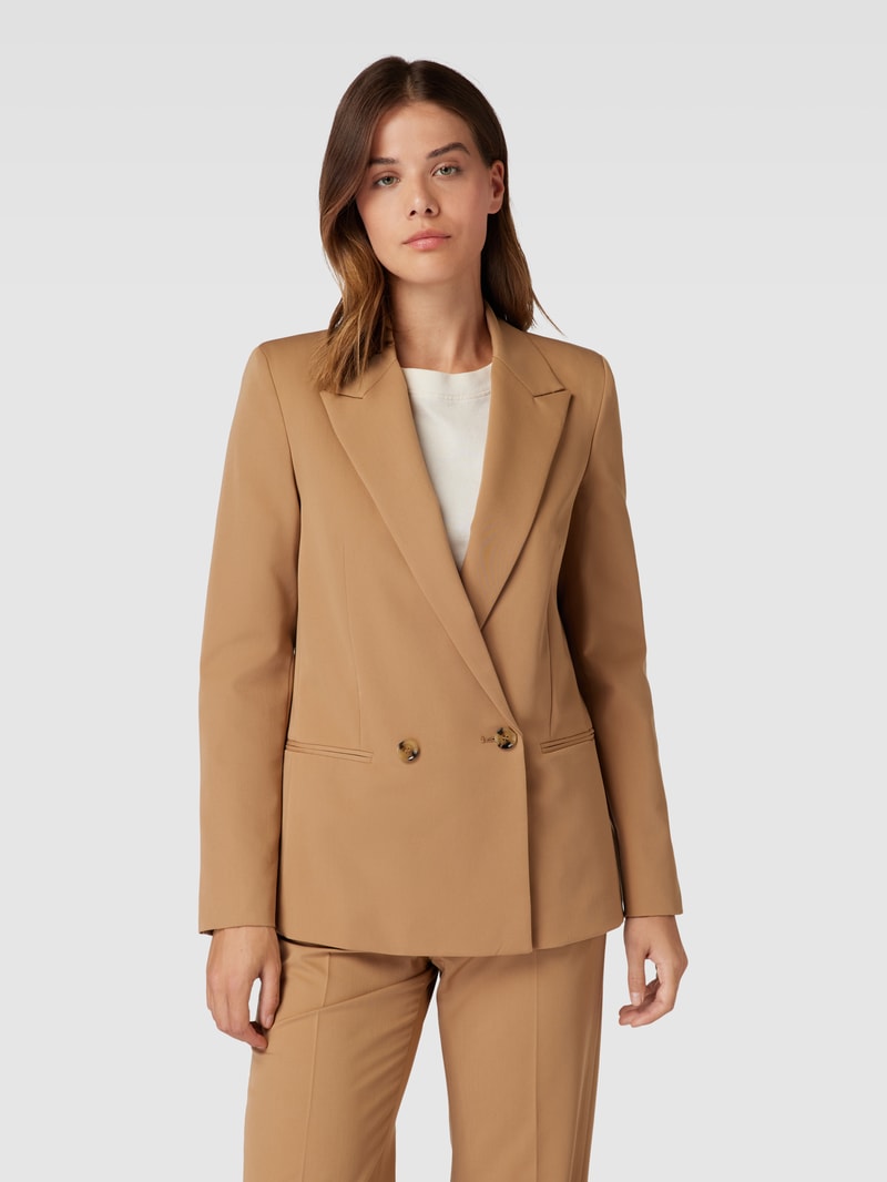 Blazer mit Paspeltaschen Modell 'GRETA' in camel