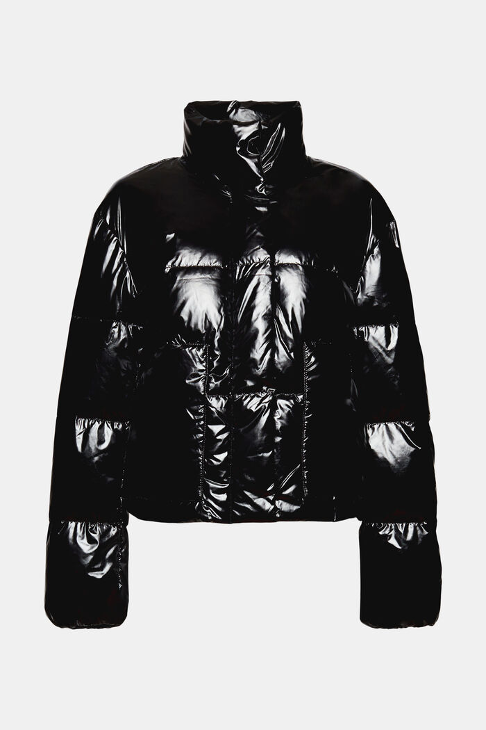 Steppjacke in Glanzoptik
