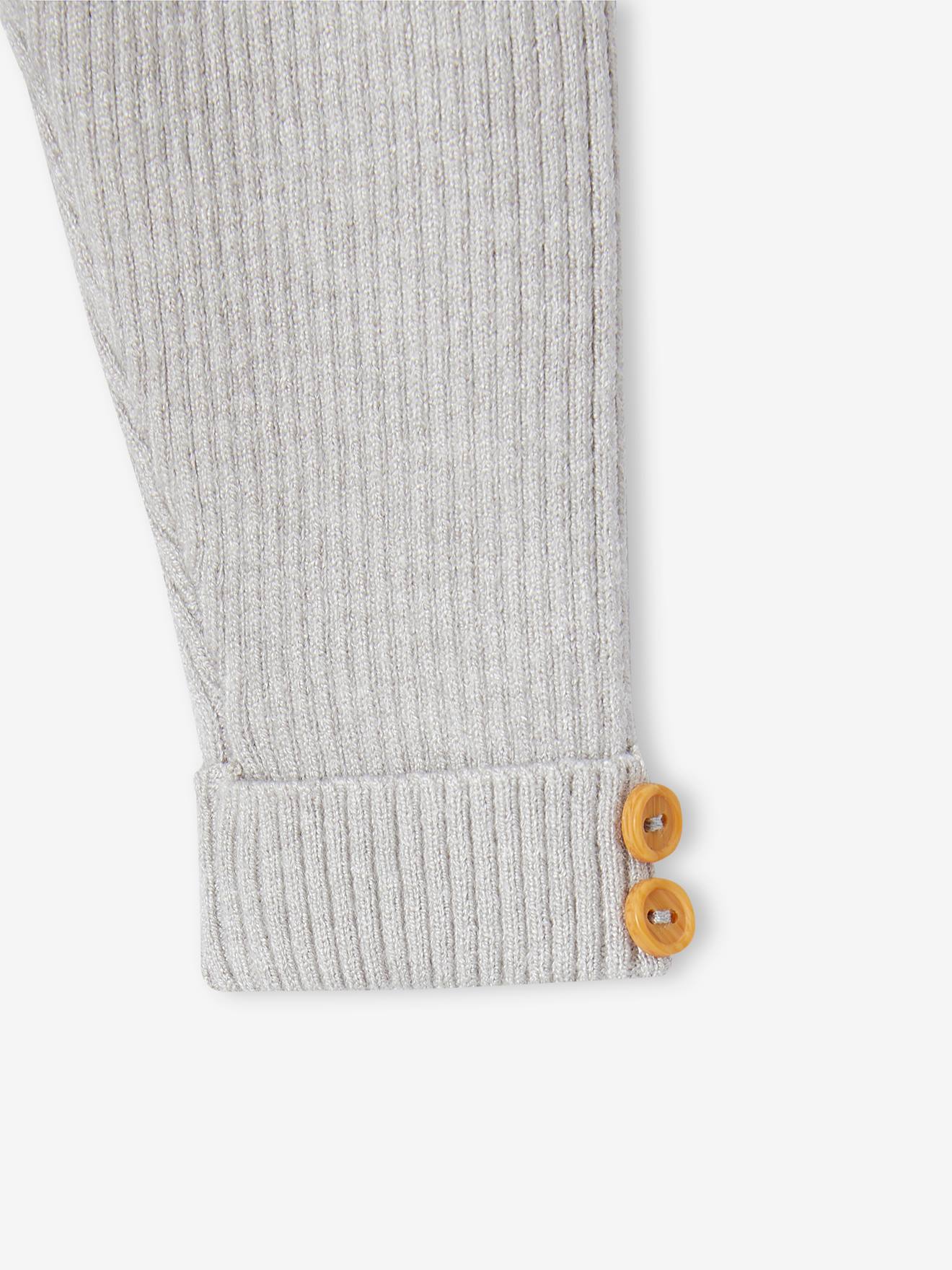 Legging en tricot bébé beige