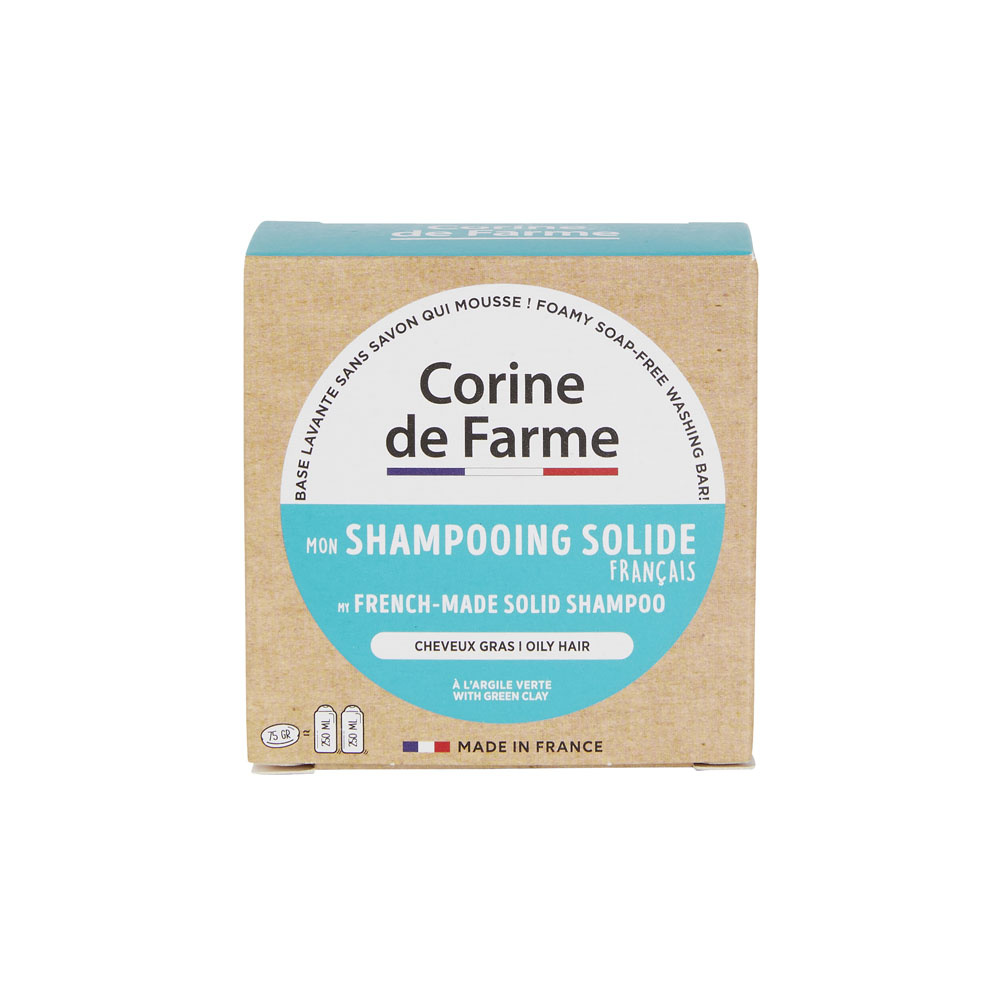 corine de farme Shampooing solide cheveux gras Capillaires