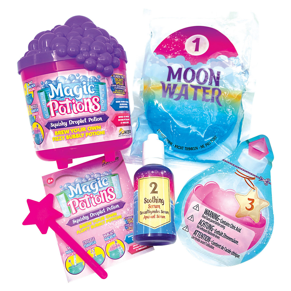 SLIMY® Magic Potion - Dreamy Cloud und Squishy Droplet - Magischer Zauberschleim zum Selbstbrauen!