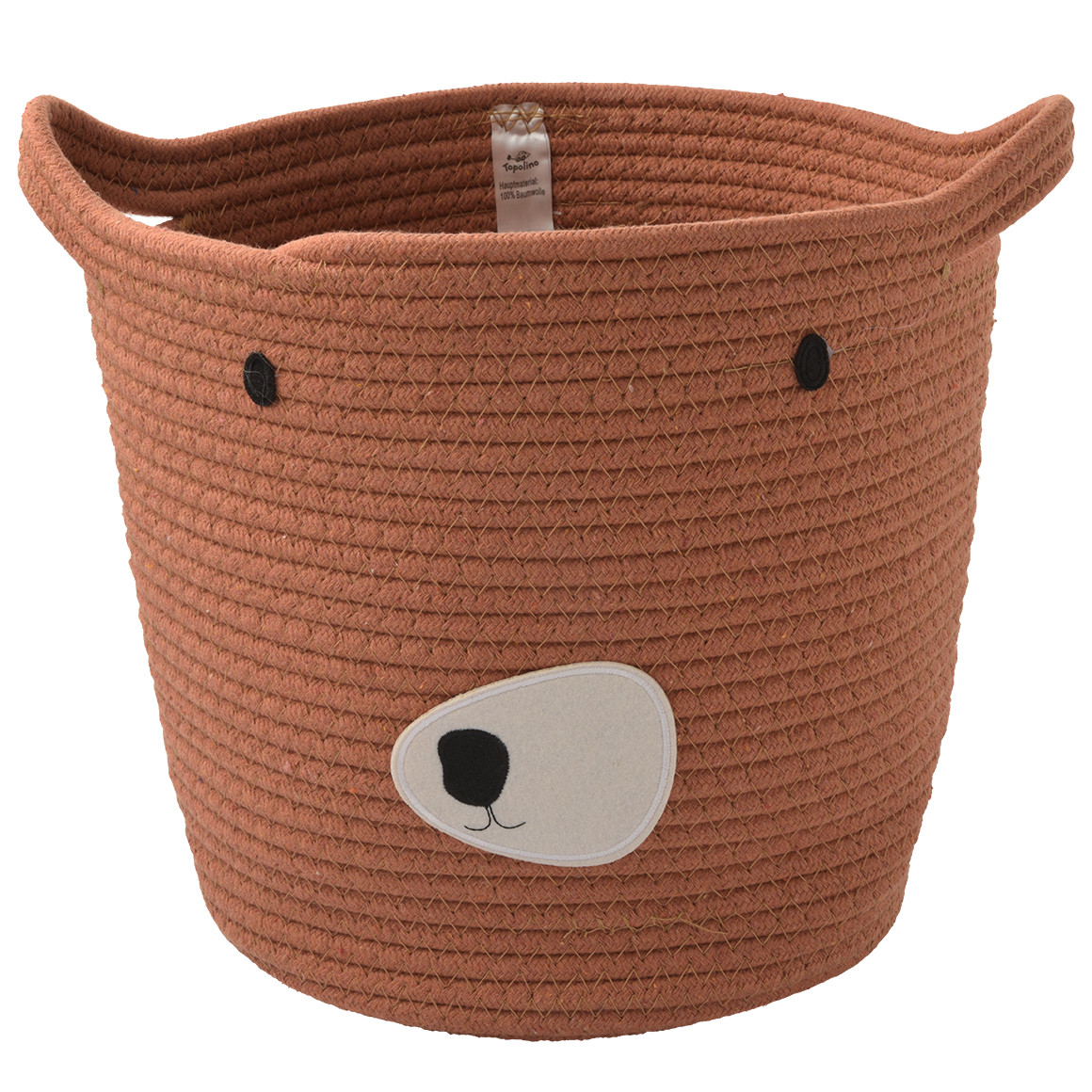 Aufbewahrungskorb mit Bär-Motiv