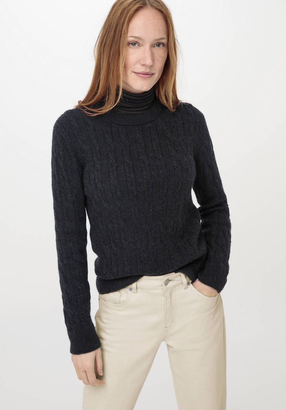 Pullover aus reinem Baby-Alpaka