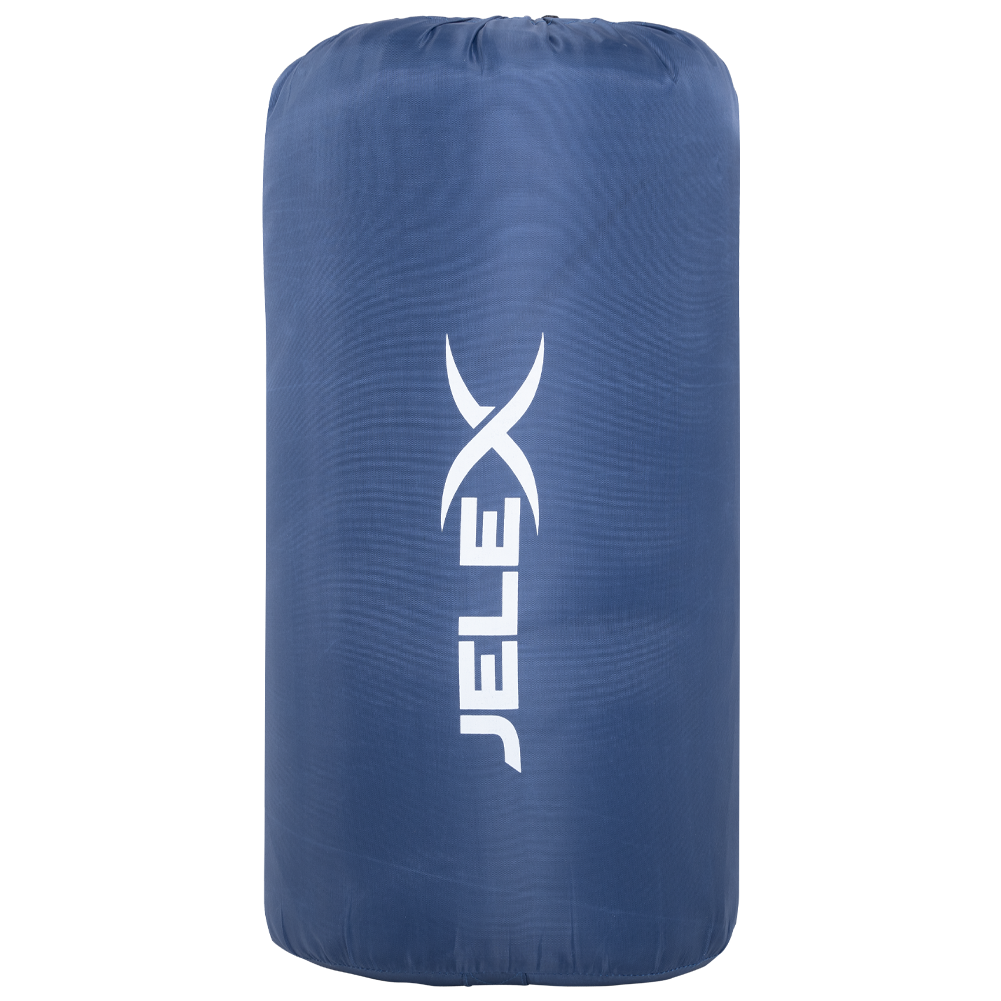 JELEX Outdoor Schlafsack 220 x 75 cm 15 °C blau