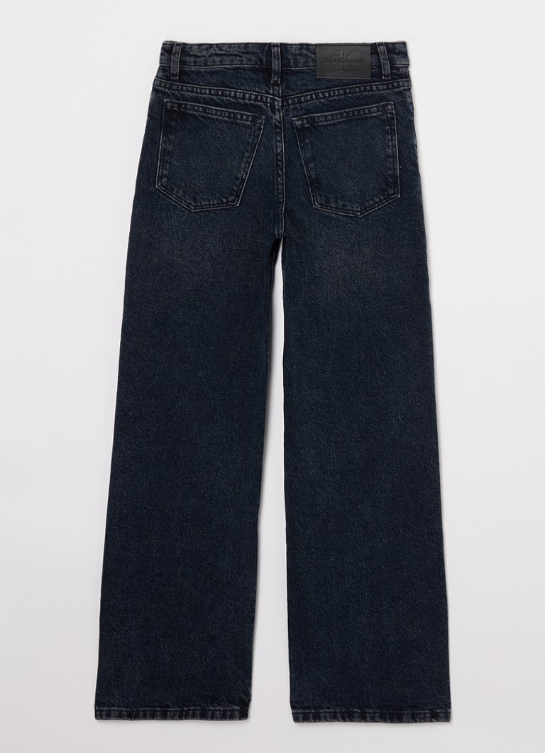 Jeans Calvin Klein a gamba larga, lavaggio scuro