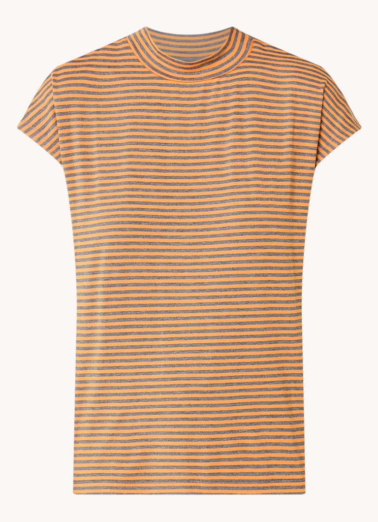 Maglione a collo alto a righe Top Summum