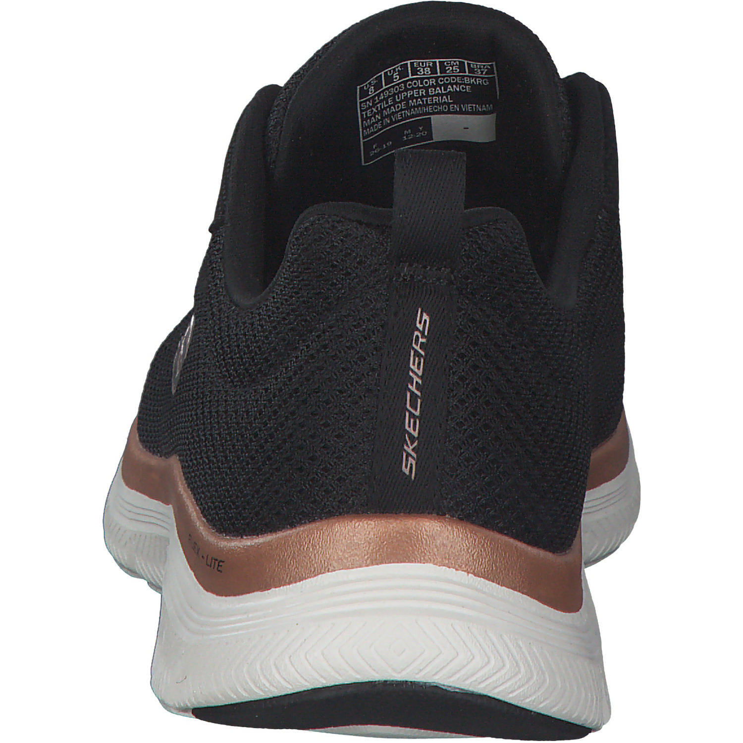 Skechers 149303, Sneakers Low, Damen, BKRG Schwarz