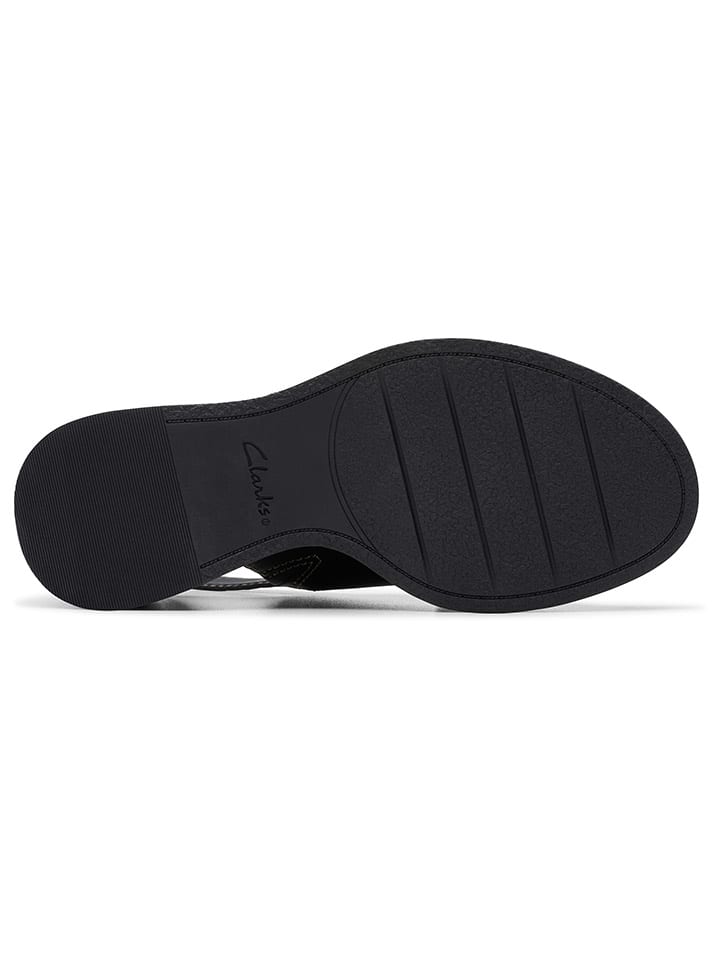 Clarks Leder-Keilsandaletten 