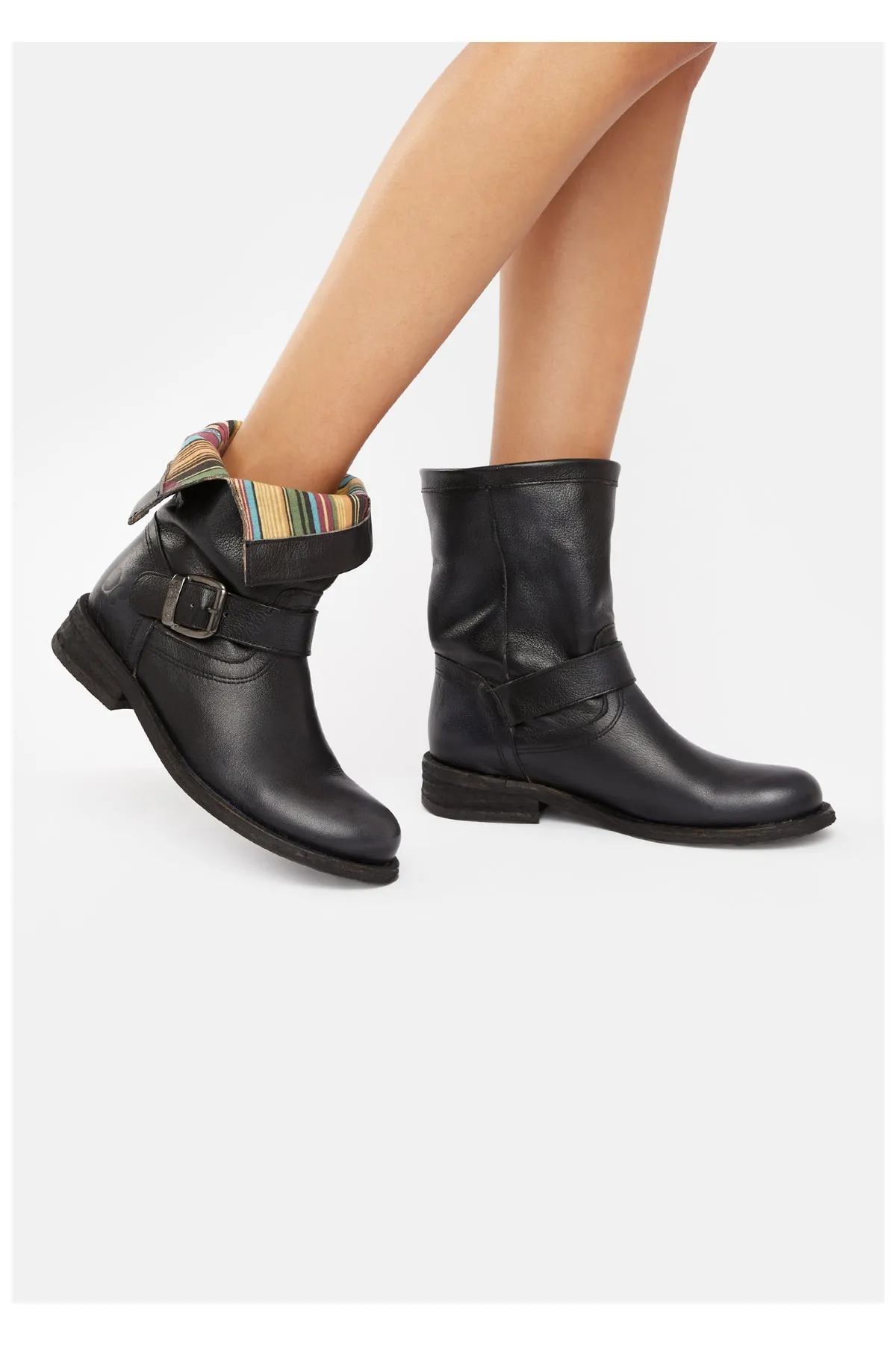 Felmini  Stiefelette - Schwarz - Blockabsatz