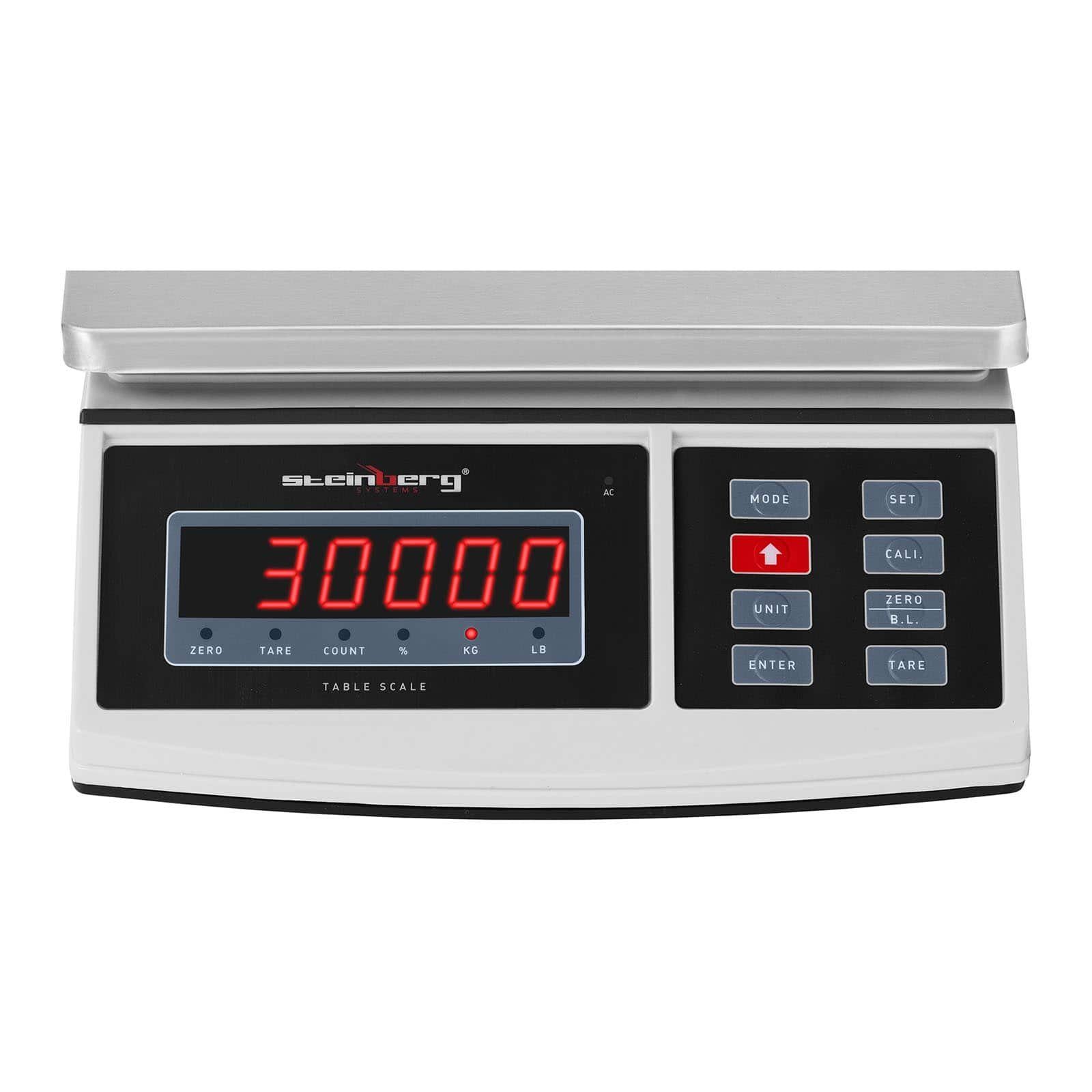 Steinberg Systems Feinwaage Tischwaage Feinwaage Präzisionswaage Küchenwaage Digital Akku LED 30