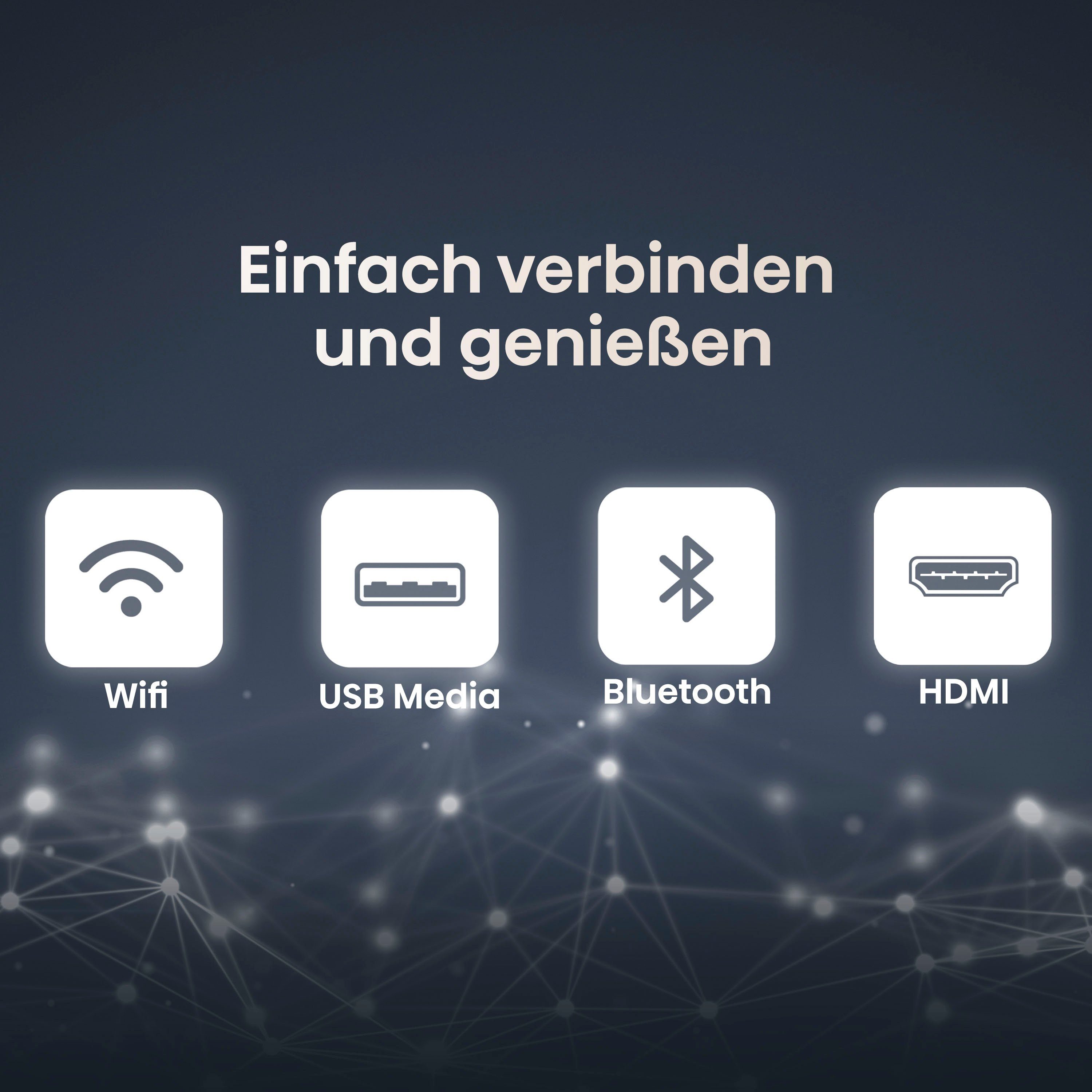 Hisense 40E41KT LED-Fernseher (100 cm/40 Zoll, Full HD, Smart-TV, Smart-TV,Triple Tuner DVB-T2 / T/C / S2 / S)