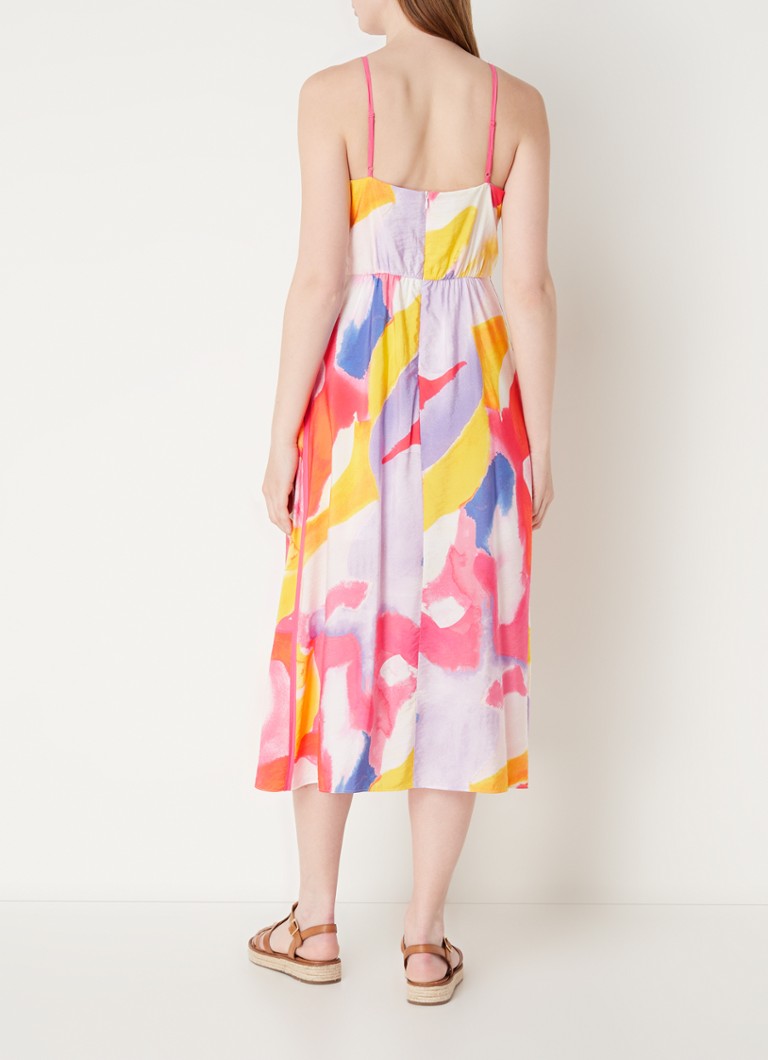French Connection  Isadora Faron maxi jurk met print en spaghettibandjes