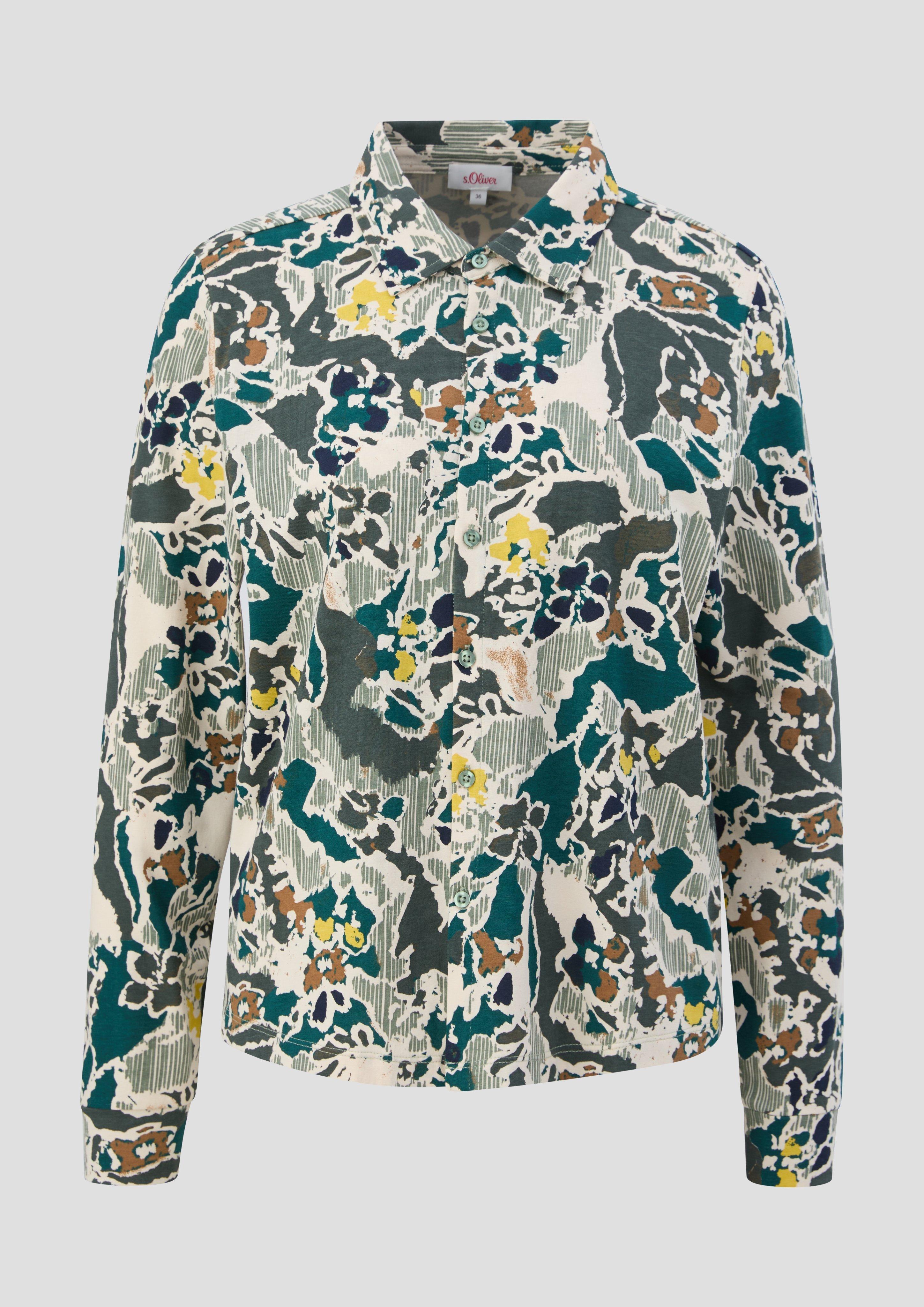 Bluse aus Baumwollstretch  2137225-67A0