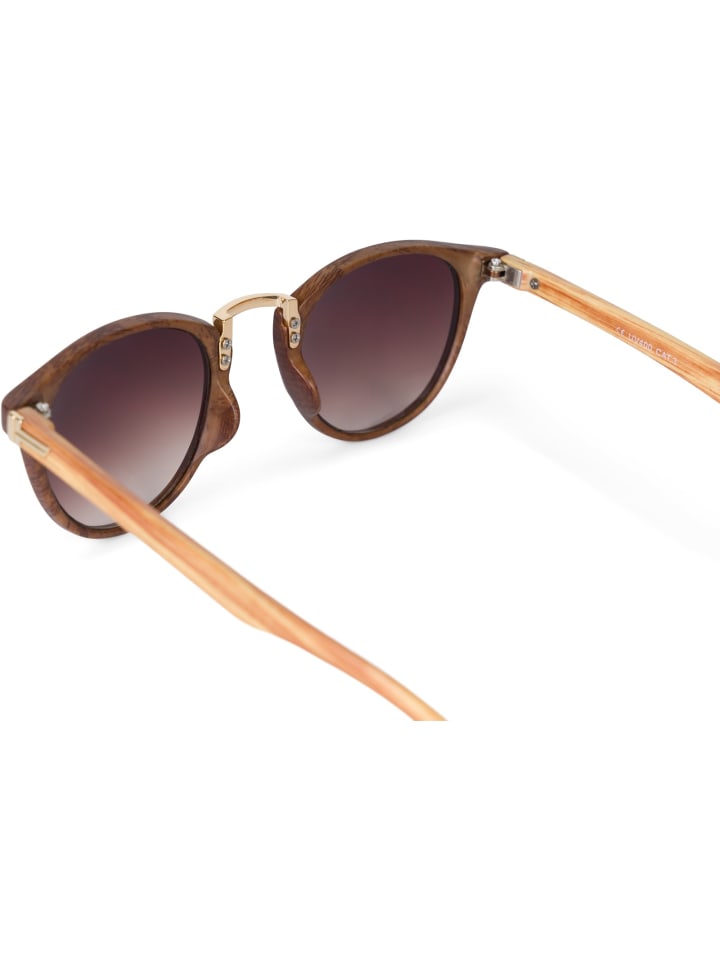 styleBREAKER Sonnenbrille in Braun-Gold / Braun Verlauf günstig kaufen onesize