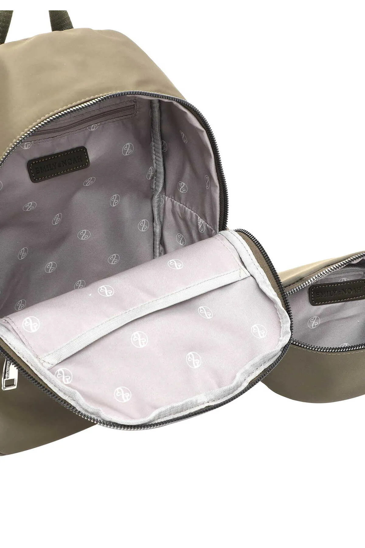 Emily & Noah  Rucksack - Grün - Unifarben