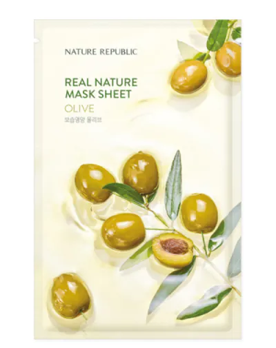 Nature Republic Real Nature maska za lice s mirisom masline 23 ml