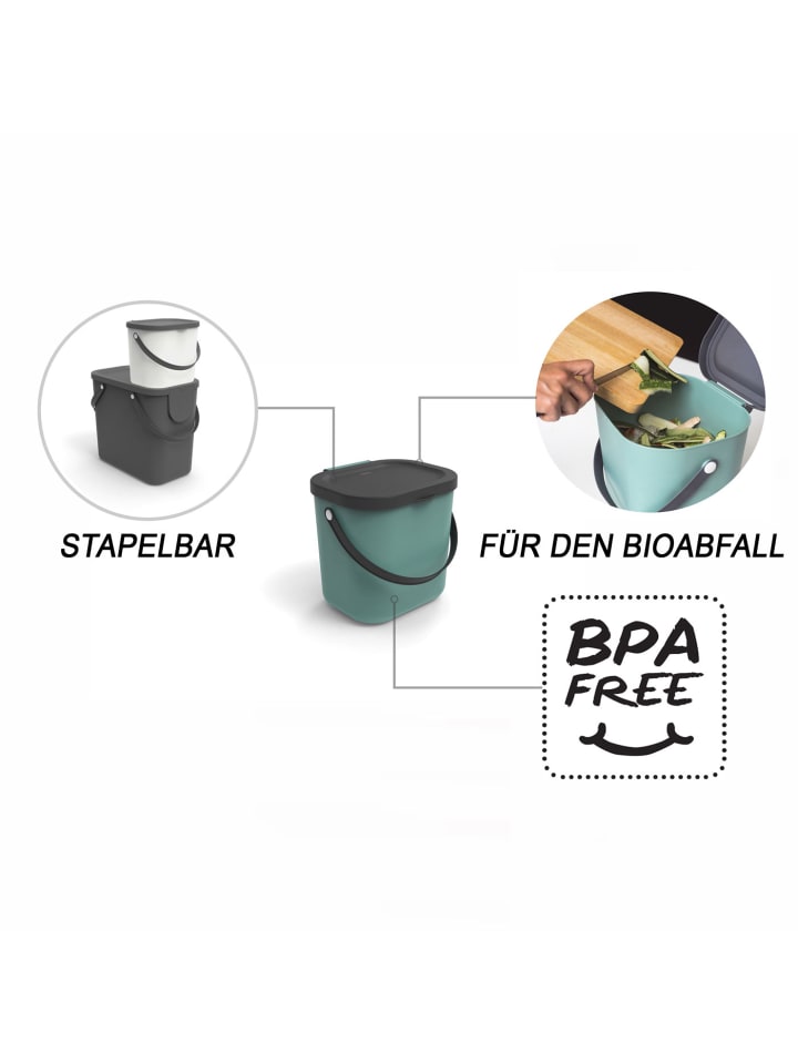 Rotho Recycling Müllsystem 6 l ALBULA günstig kaufen onesize