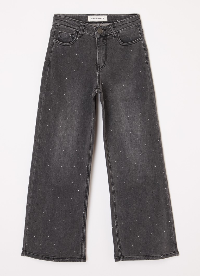 Jeans a gamba larga con ricami di Sofie Schnoor
