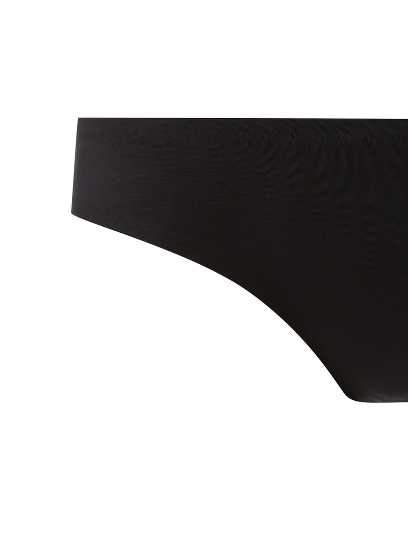 Slip aus Mikrofaser - nahtlos in schwarz