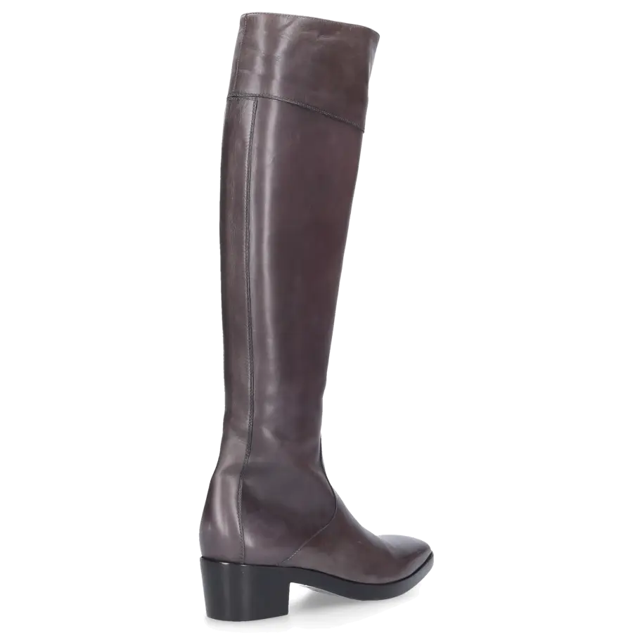 Balenciaga - Stiefel Glattleder Kalbsleder grau - grau
