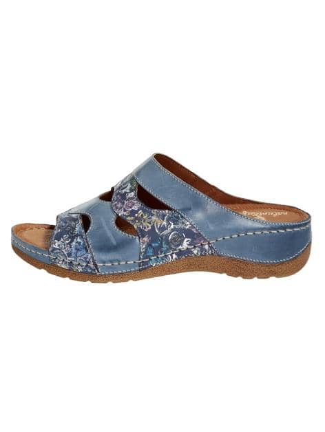 Pantoletten mit buntem Print