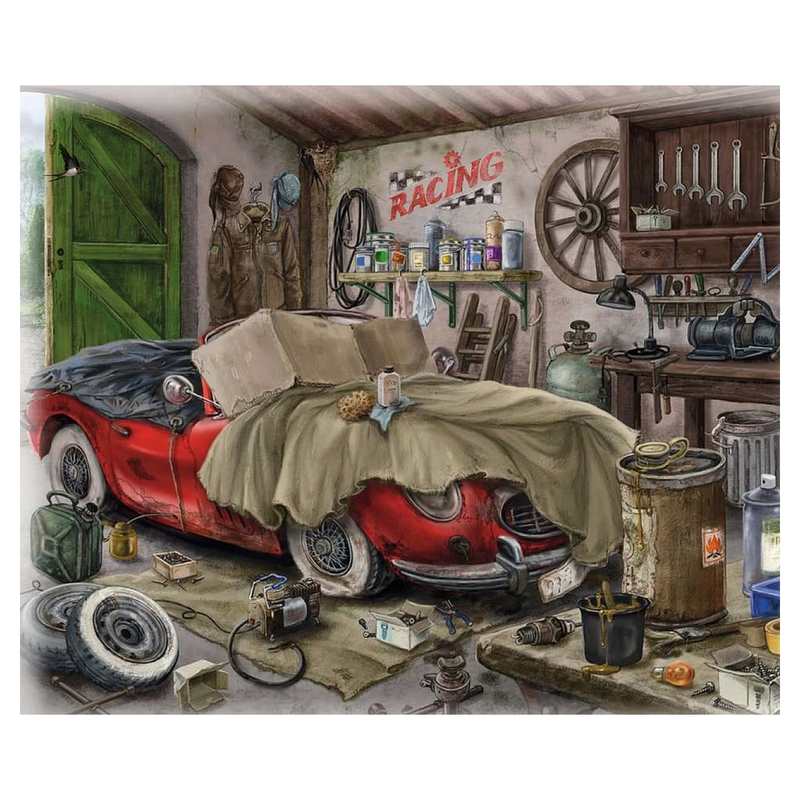 Puzzle escape le garage manoir 99 pièces