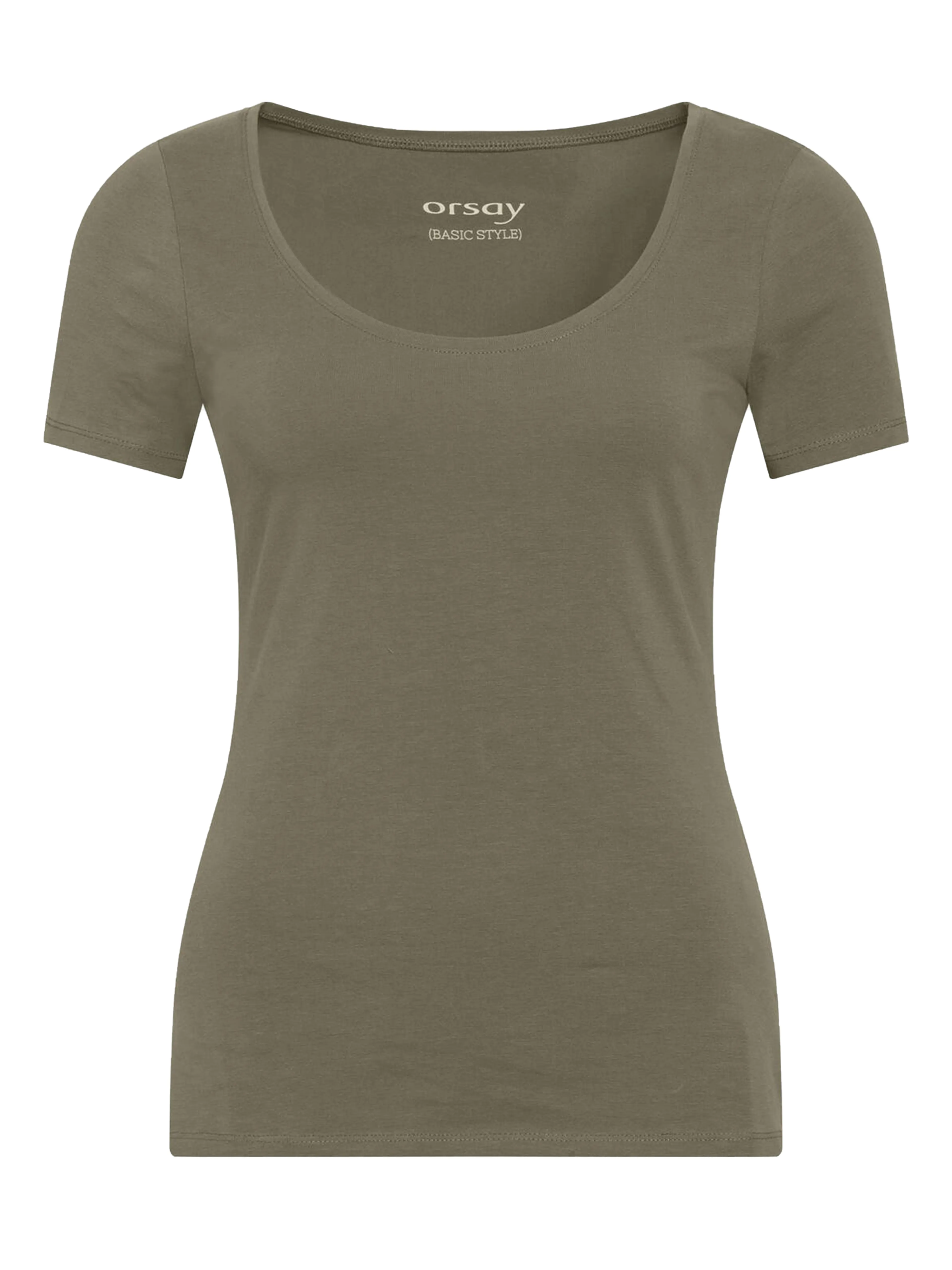 Khakifarbenes Basic T-Shirt ORSAY