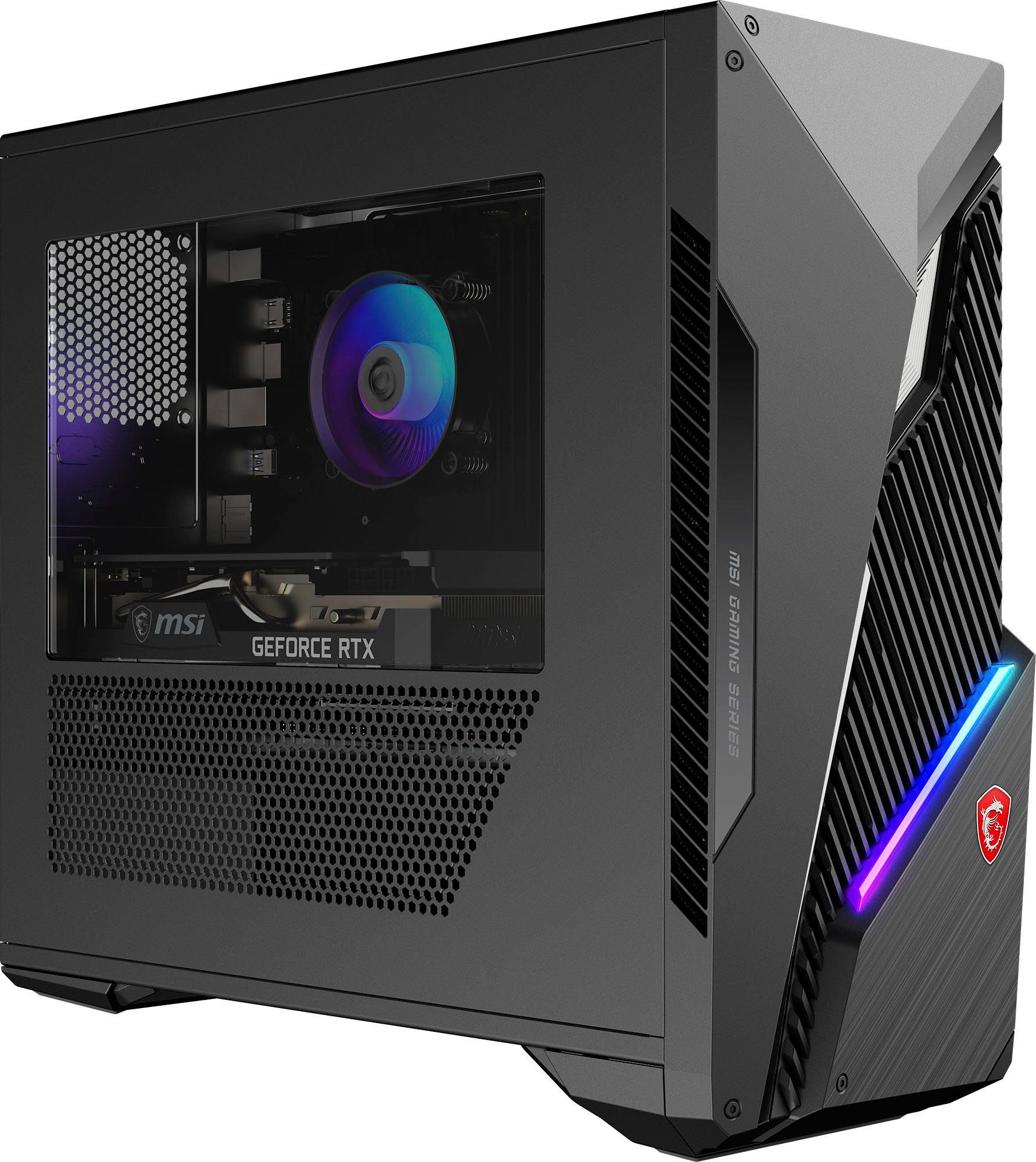 MSI MAG INFINITE S3 13NUC-820DE Gaming-PC (Intel Core i7 13700F, GeForce RTX 4060 VENTUS 2X BLACK 8G OC, 16 GB RAM, 1000 GB SSD, Luftkühlung)