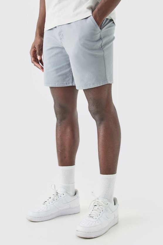 Skinny Chino-Shorts