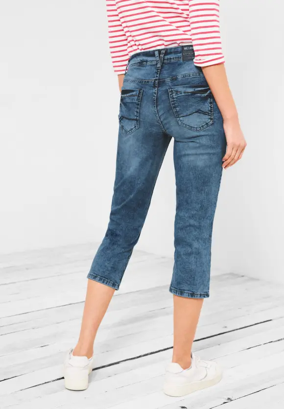 CECIL Casual Fit Jeans in 3/4
