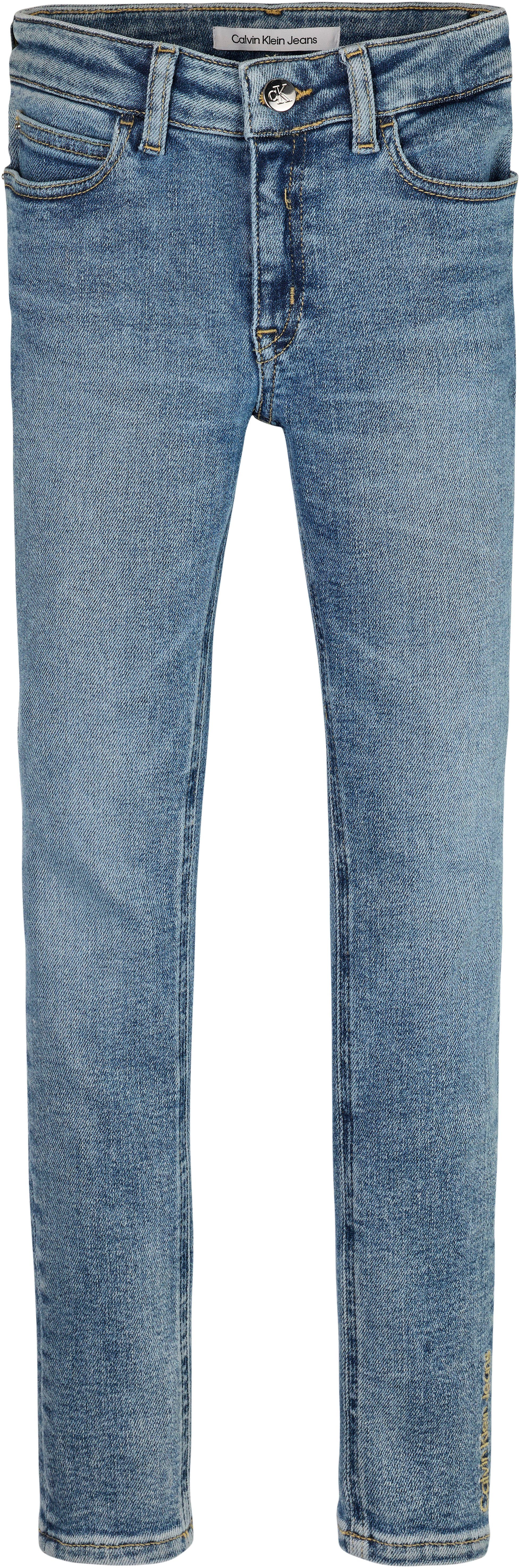 Calvin Klein Jeans Stretch-Jeans MR SKINNY LIGHT BLUE SNAKE