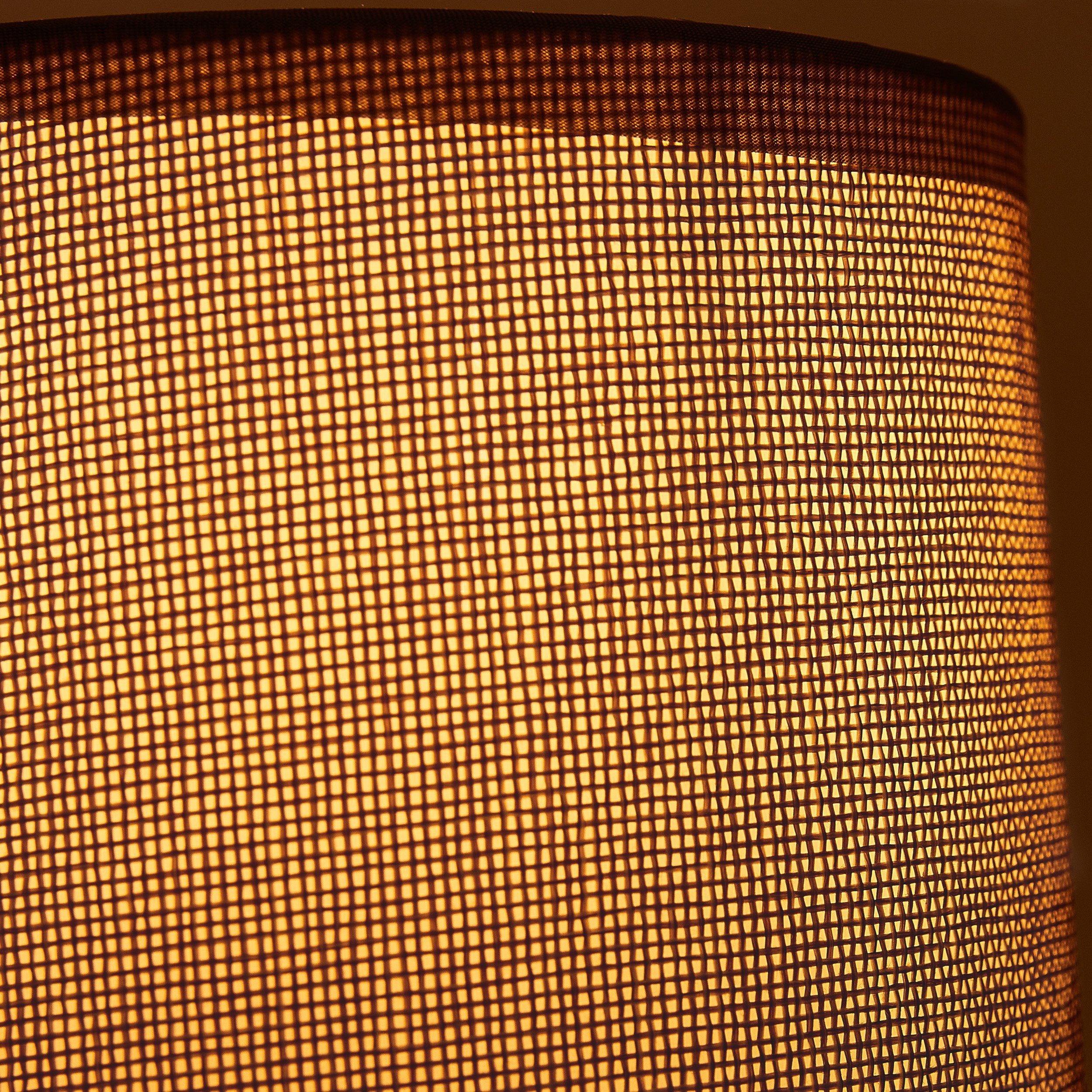 BRUBAKER Tischleuchte Designer Nachttischlampe Grau, Tischlampe, Ohne Leuchtmittel, Deko Nachttischlampen mit Keramikfuß - Modern - 1x oder 2er Set