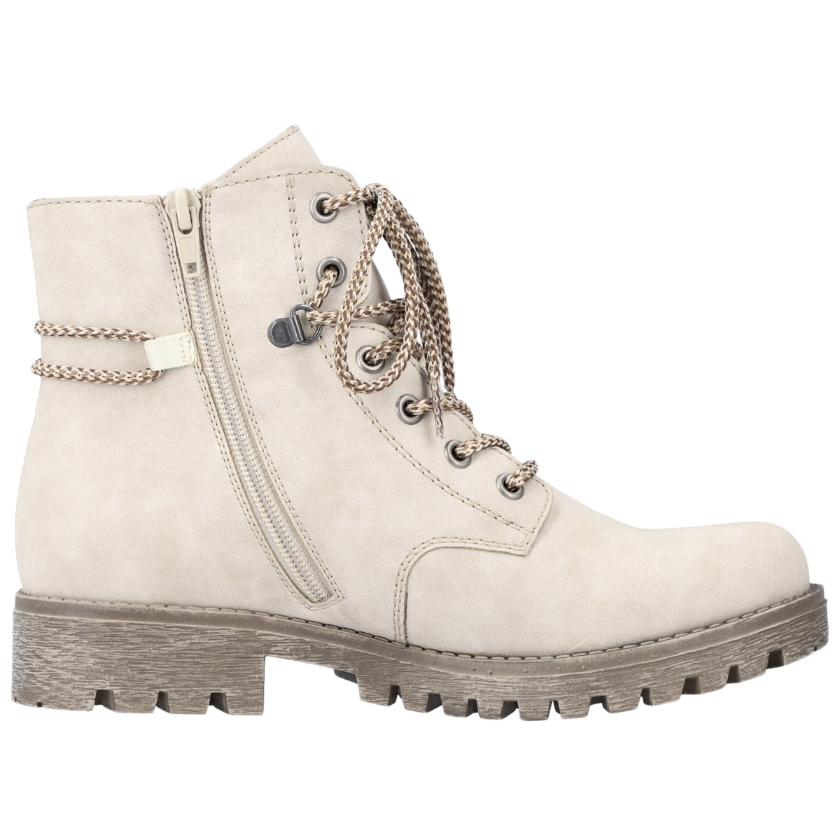 Rieker 78538 Schnürboots creme
