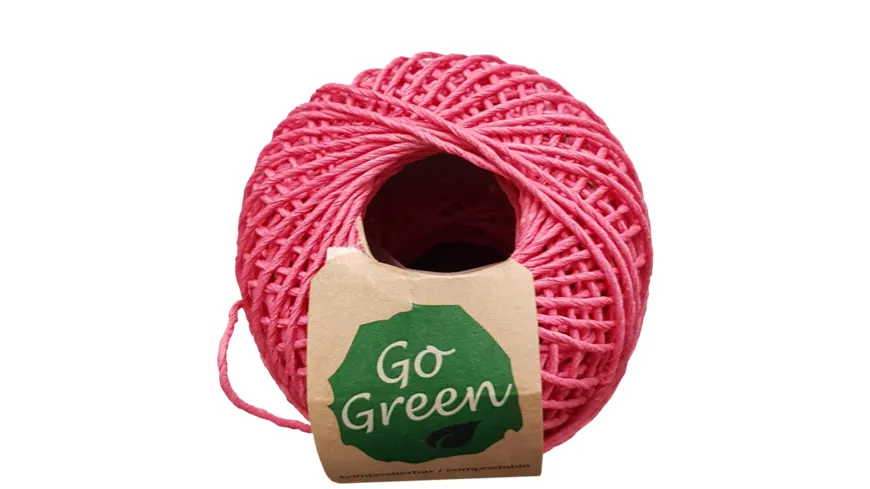 TRUBA GoGreen Cordonett Natur fuchsia 20 m