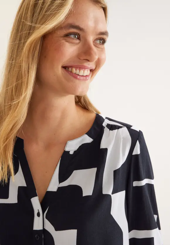 Street One Bluse mit grafischem Print