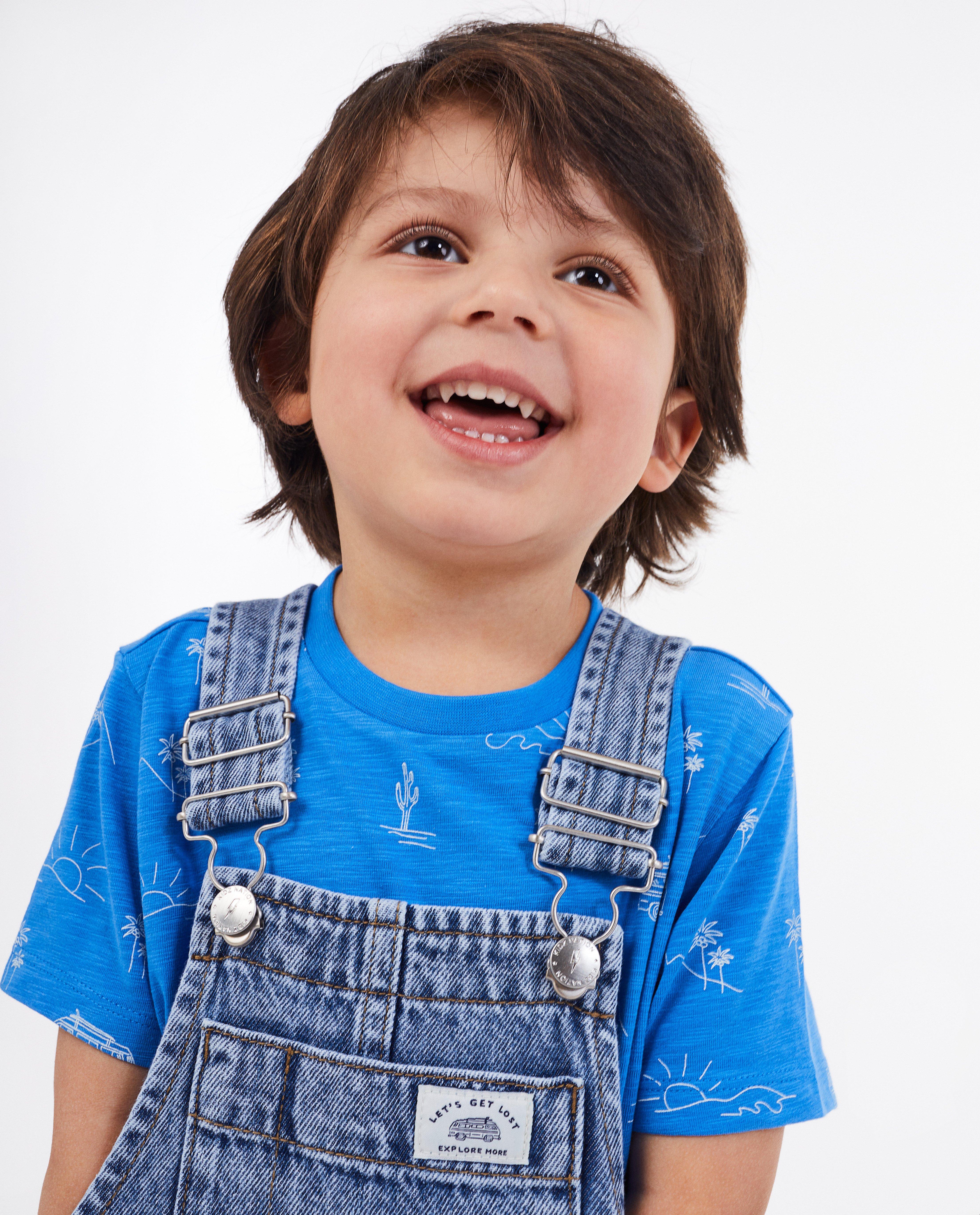 Kidz Nation kék farmer overál világoskék