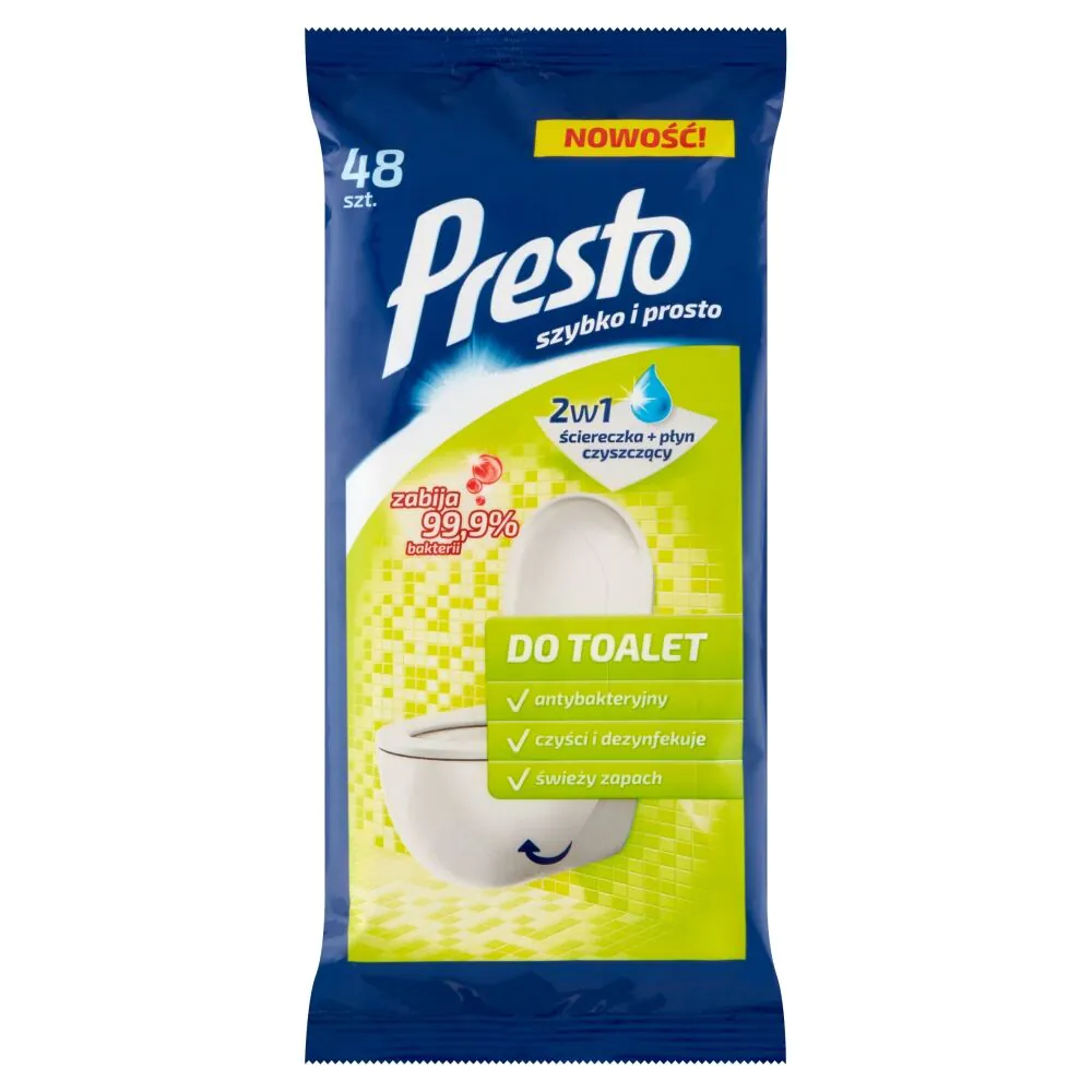 Μαντηλάκια τουαλέτας Presto Clean
