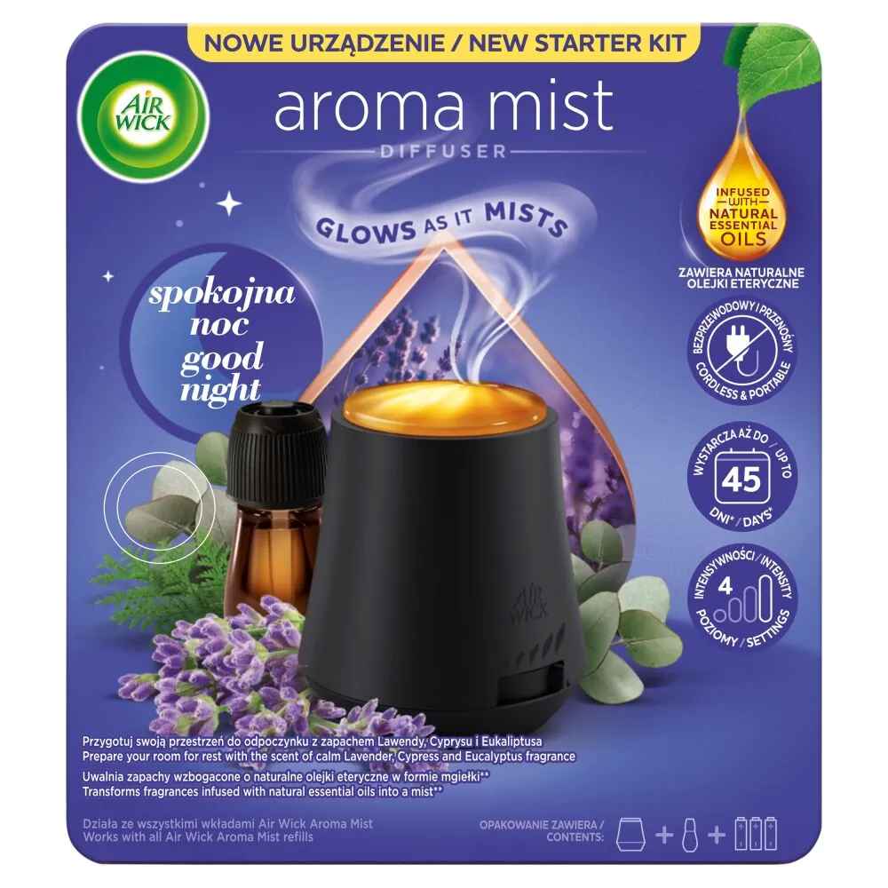 Αρωματική ομίχλη Air Wick για γαλήνια νύχτα