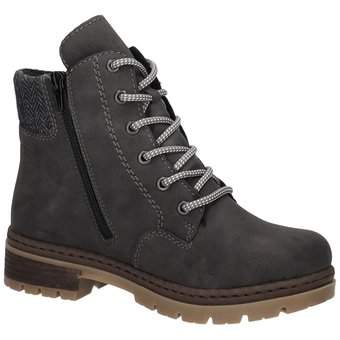 Rieker Schnür Boots in grau