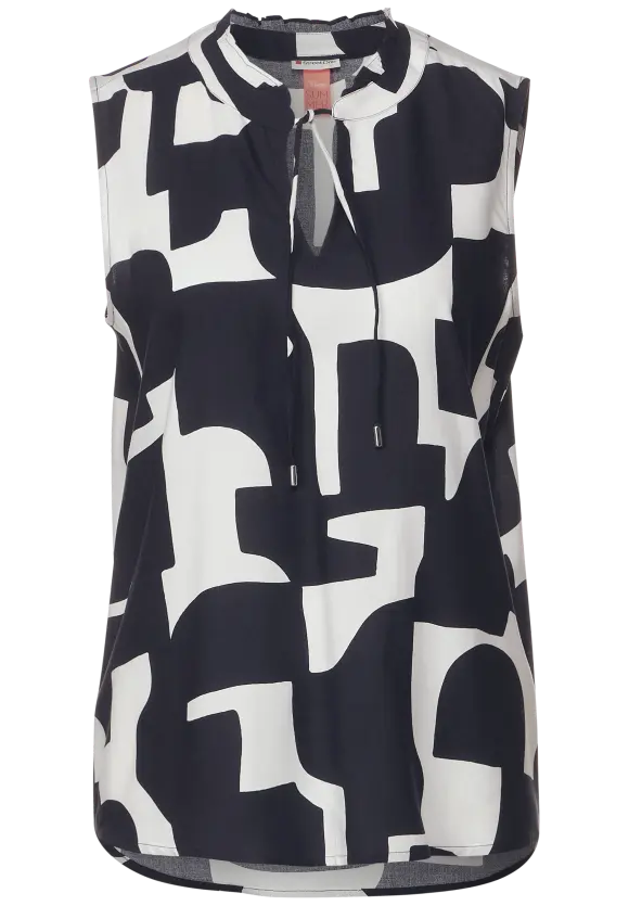 Street One Ärmellose Printbluse