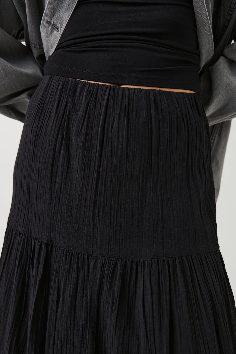 Maxi cotton skirt