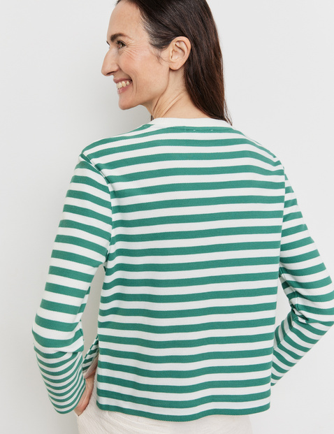 Gestreiftes Langarmshirt