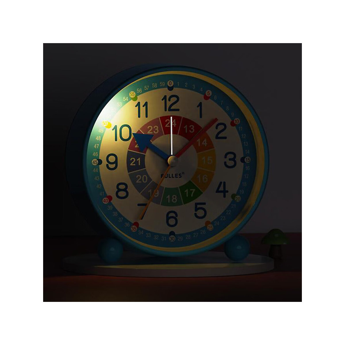 4 Zoll Kinder frühes Lernen Anerkennung Zeit kleine Wecker kreative Cartoon stille Uhr Wecker