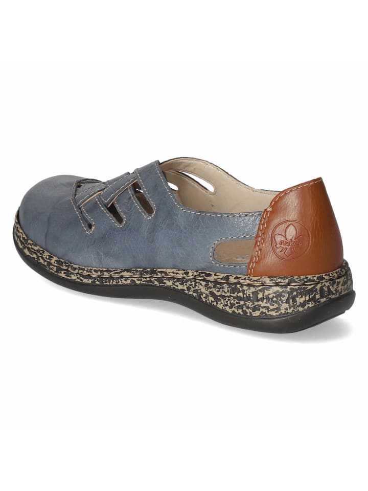 rieker Slipper in Blau günstig kaufen