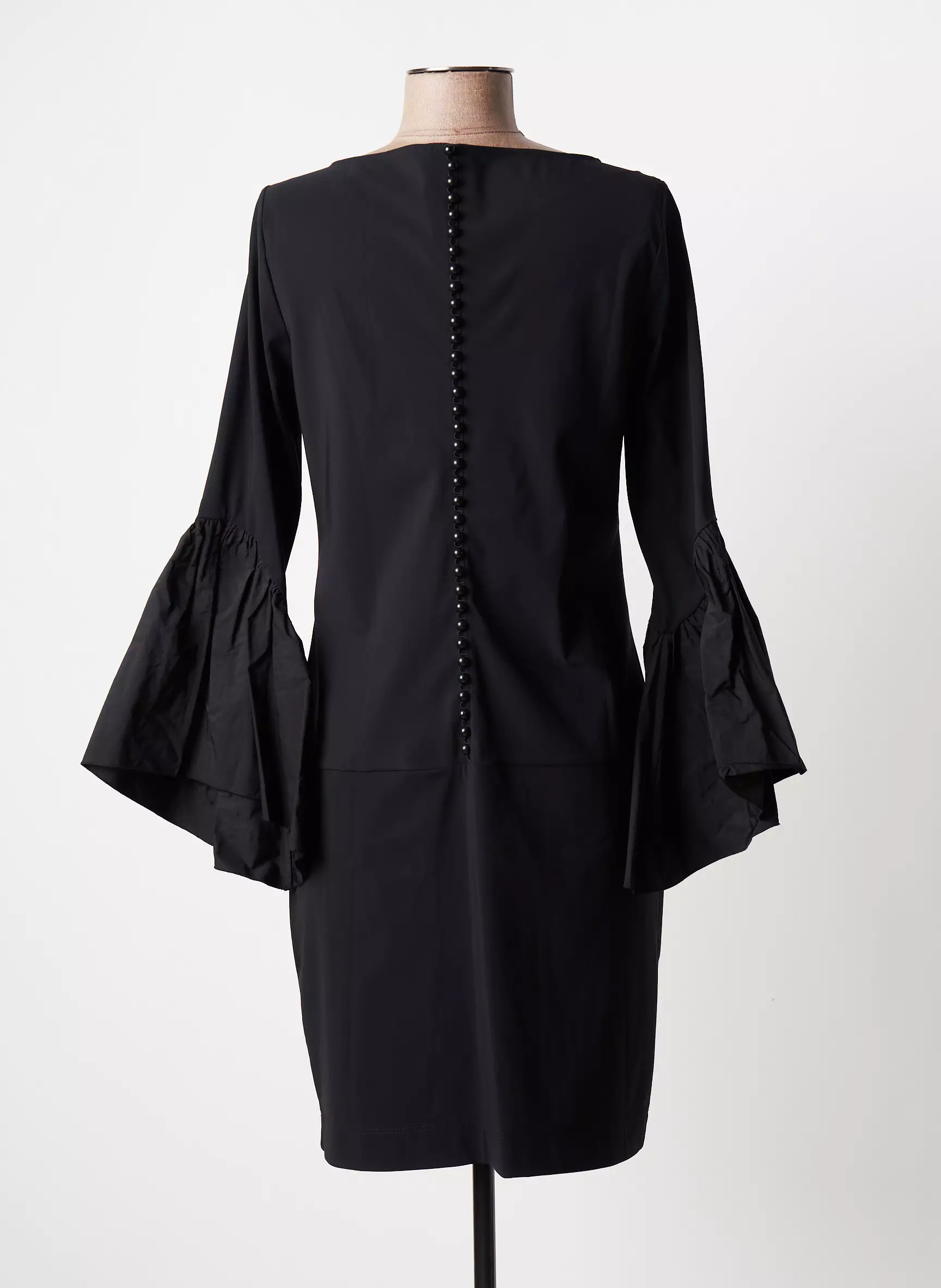 Indies Robes Mi Longues Femme couleur noir