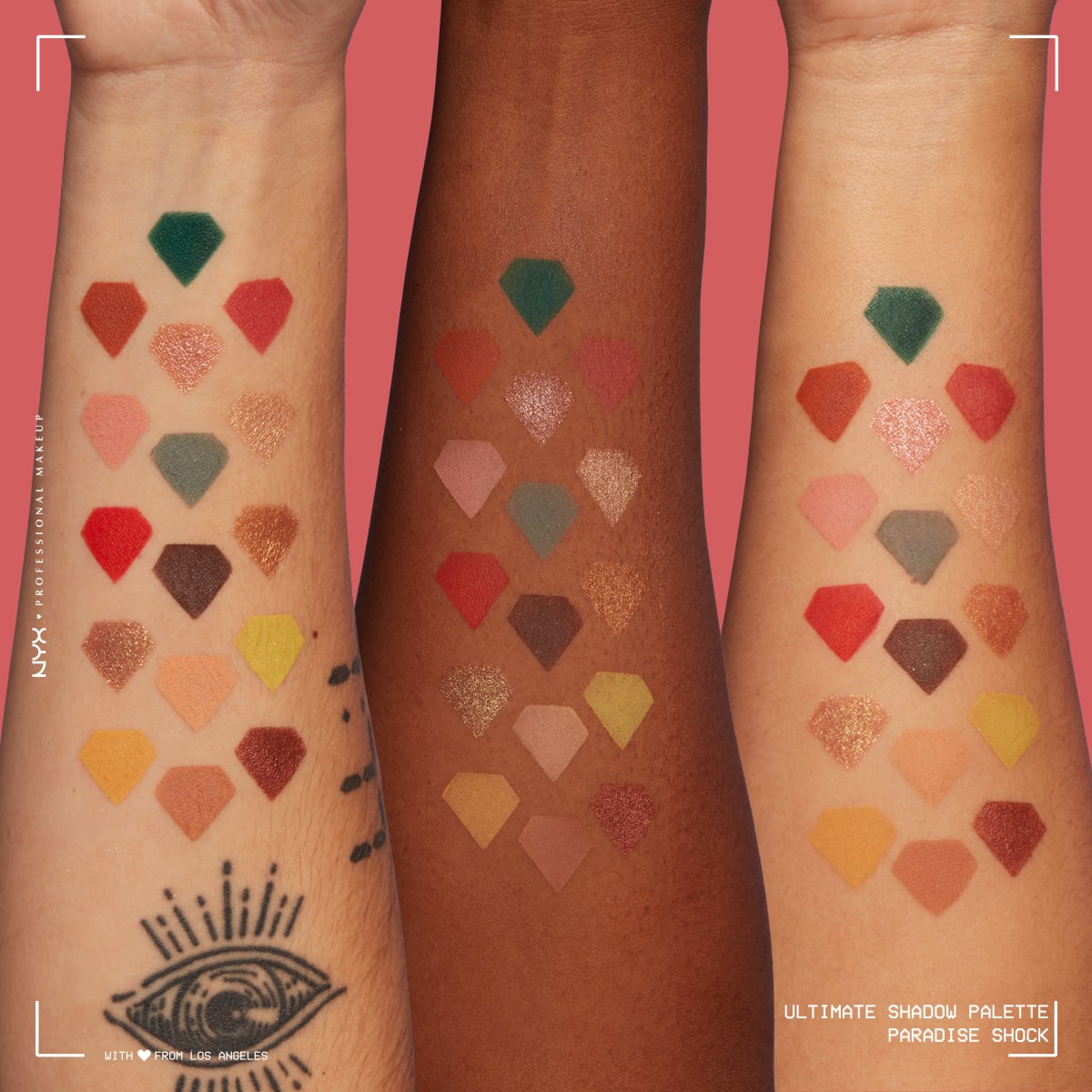 Lidschatten Palette Ultimate 02W Paradise Shock, 12,8 g