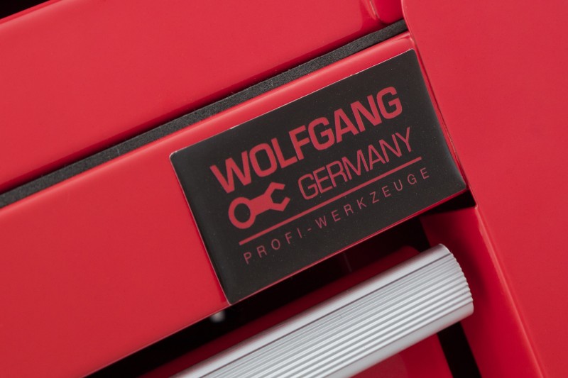 WOLFGANG TOOLS WOLFGANG Metall-Trolley 92-teilig Rot